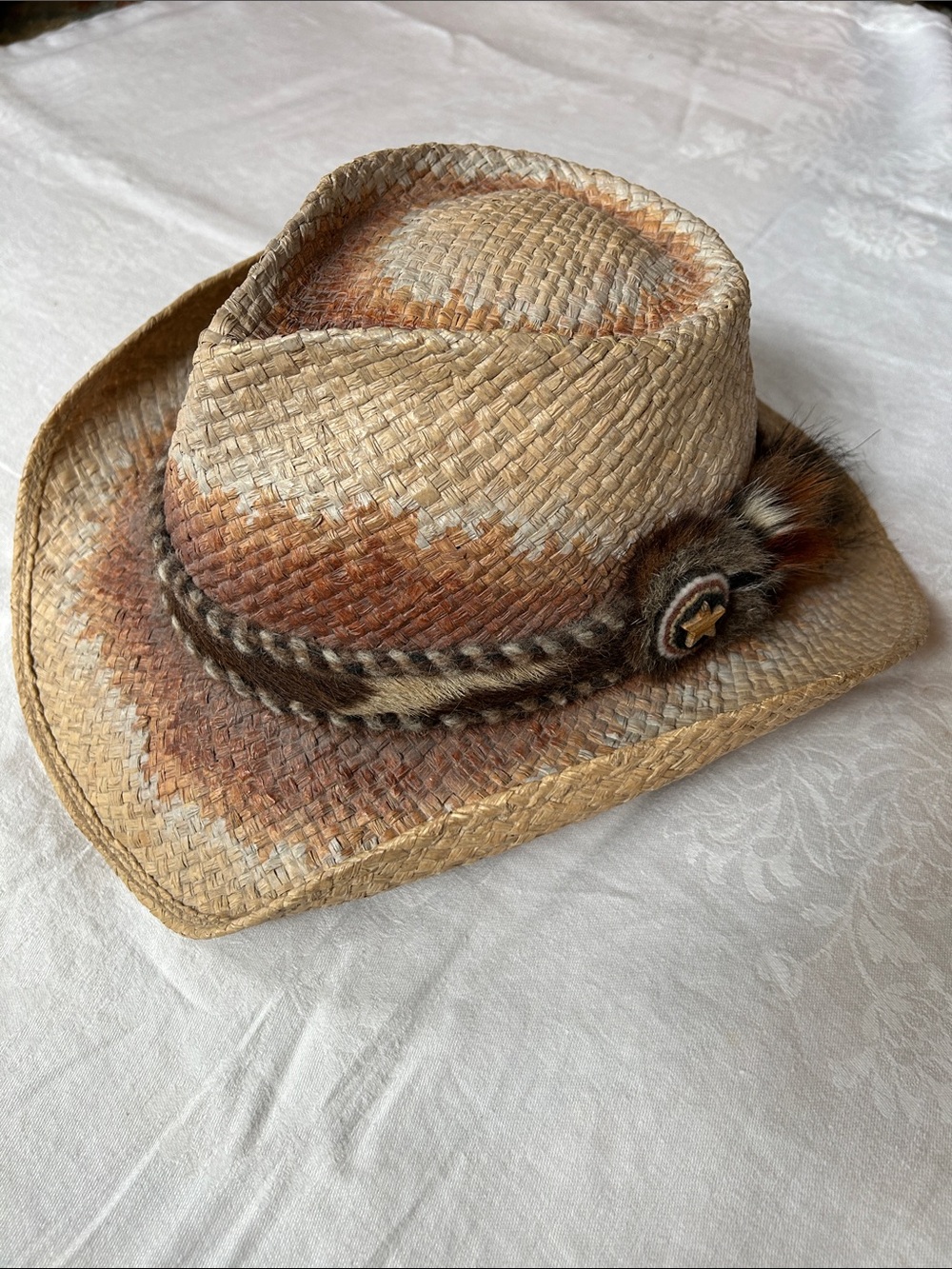 Charlie Tweddle Authentic Natural Straw Cowboy Hat